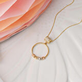 Dorika Toplu Halka Altın Kolye