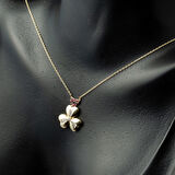 3 Kalpli Baget Taşlı Altın Kolye