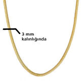 Balıksırtı 14 Ayar Altın Zincir - 55 cm
