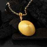 Beypazarı 14 Ayar Altın Kolye 3,5 cm Çaplı