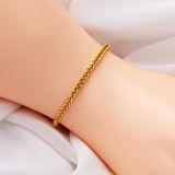 Karayel 14 Ayar Altın Zincir Bileklik