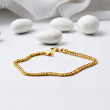 Karayel 14 Ayar Altın Zincir Bileklik