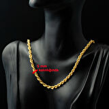 Burma 14 Ayar Altın Zincir - 60 cm