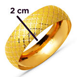 30 gr 22 Ayar Altın Mega Bilezik (2 cm Enli)