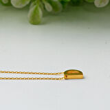 22 Ayar D Harfi Altın Kolye