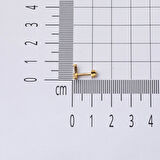 14 Ayar Altın Baget Taşlı Tragus Küpe