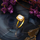 22 Ayar Sarı Altın Baget Yüzük