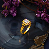 22 Ayar Altın Baget Yüzük