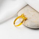 22 Ayar Altın Baget Yüzük