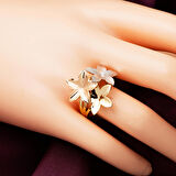 14 Ayar Altın Yaşam Çiçeği Yüzük