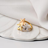 14 Ayar Altın Yaşam Çiçeği Yüzük