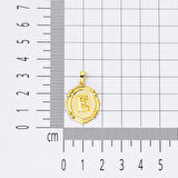 14 Ayar İtalyan E Harfi Altın Kolye