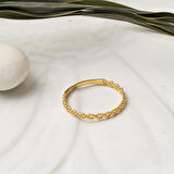 Burgu 14 Ayar Altın Yüzük