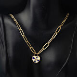 Kalpli 14 Ayar Altın Zincir Kolye