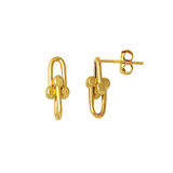 Tiffany 14 Ayar Sarı Altın Küpe