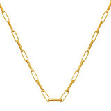 Ataç 14 Ayar Altın Zincir Kolye (3,5 mm Enli) 55 cm.