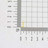 14 Ayar J Harfi Klipsli Altın Minimal Küpe