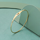 Lades 14 Ayar İnce Kelepçe Bilezik