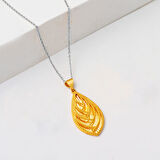 Kalemli Parlak 22 Ayar Altın Kolye Ucu