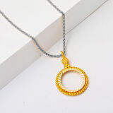 Yarım Altınlık Dorikalı Kolye Ucu