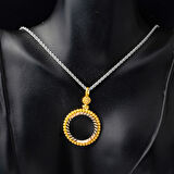 Yarım Altınlık Dorikalı Kolye Ucu