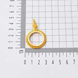 Yarım Altınlık Dorikalı Kolye Ucu