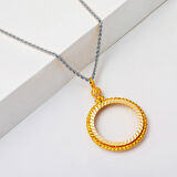 Tam Altınlık Dorikalı Kolye Ucu