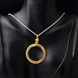 Tam Altınlık Dorikalı Kolye Ucu