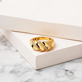 14 Ayar Burgulu Altın Kadın Yüzük