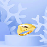 Taşsız 14 Ayar Kadın Altın Yüzük