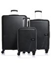 Fossil FSVLZYPP1138-SET Siyah Unisex 3 Lü Set Bavul