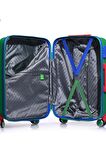 United Colors Of Benetton 14BNT700-Set Yeşil Unisex 3 Lü Set Bavul
