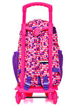 U.S. Polo. Assn. Kız Çocuk Tekerlekli Okul Çanta Seti PLSETTRL241626364