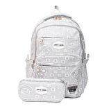 Pierre Cardin Okul Çanta Seti PCSET07PC1773601-Gri