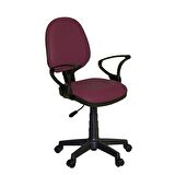 Türksit Kozmo Şef Çalışma Koltuğu Kumaş Bordo