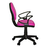 Türksit Kozmo Şef Çalışma Koltuğu Deri Pembe