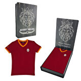 Galatasaray Orijinal Çocuk Kırmızı  T-Shirt  Ahşap Kutulu