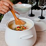 Porflame 20 cm Porselen Derin Tencere