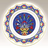 17 cm El Dekoru Tabak Dekor No 013884
