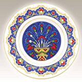 17 cm El Dekoru Tabak Dekor No 013884