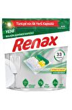 Renax Bulaşık Makinesi Kapsülü Hepsi Bir Arada 33 Lü