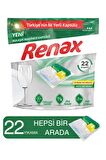 Renax Bulaşık Makinesi Kapsülü Hepsi Bir Arada 22 Li