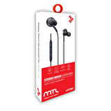 3.5 MM Jack Girişli AKG Görünümlü Stereo Kulak İçi Silikonlu Kablolu Kulaklık MT280