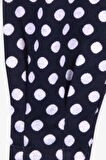 Breeze Kız Çocuk Tayt Pantolon Puantiyeli Cepli 3-8 Yaş, Lacivert