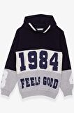 Breeze Erkek Çocuk Sweatshirt Baskılı 8-14 Yaş, Lacivert