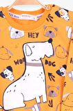 Breeze Erkek Çocuk Eşofman Takım Baskı Desenli 1-4 Yaş, Hardal Sarı