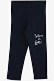 Breeze Kız Çocuk Taytlı Takım Baskılı Pullu 1.5-5 Yaş, Beyaz