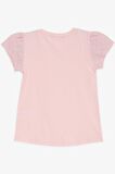 Breeze Kız Çocuk Tişört Kolları Fistolu 3-8 Yaş, Pudra