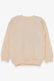 Breeze Kız Çocuk Sweatshirt Sevimli Hayvancıklar Baskılı 1.5-5 Yaş, Krem