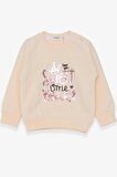 Breeze Kız Çocuk Sweatshirt Nakışlı Pullu 1-4 Yaş, Krem